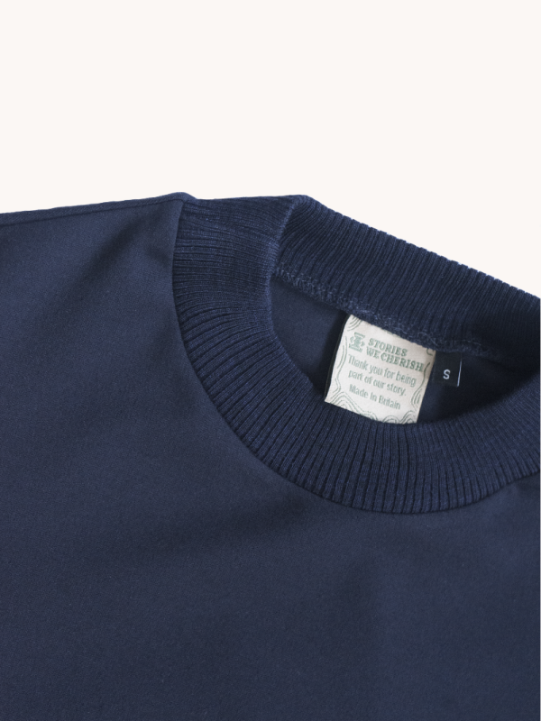 Navy Oversized Pocket T-Shirt - Image 2