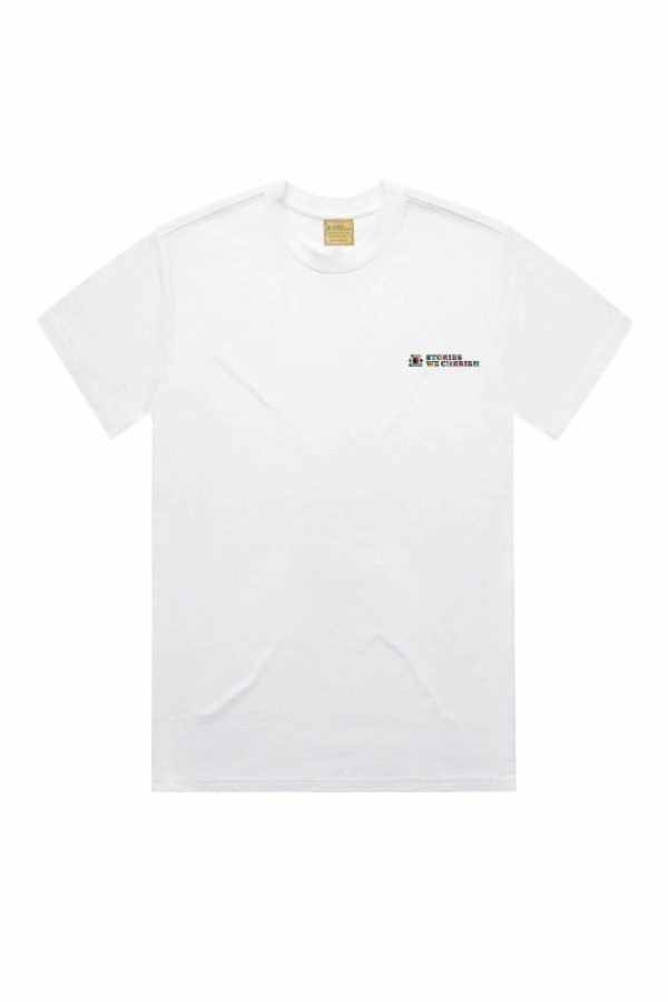 White Logo Tee - Image 2