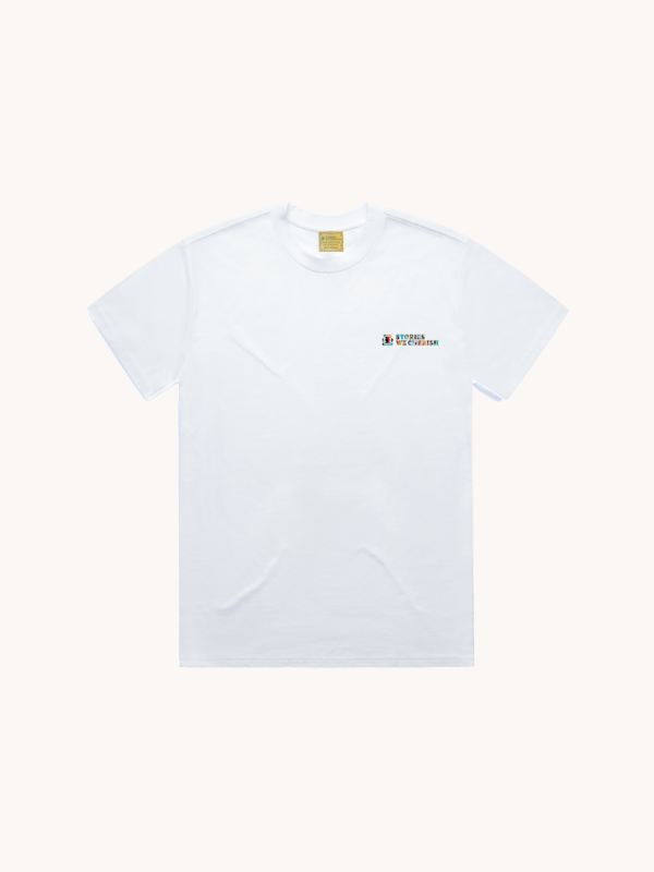 White Logo Tee - Image 2
