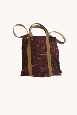 Conversation print tote bag