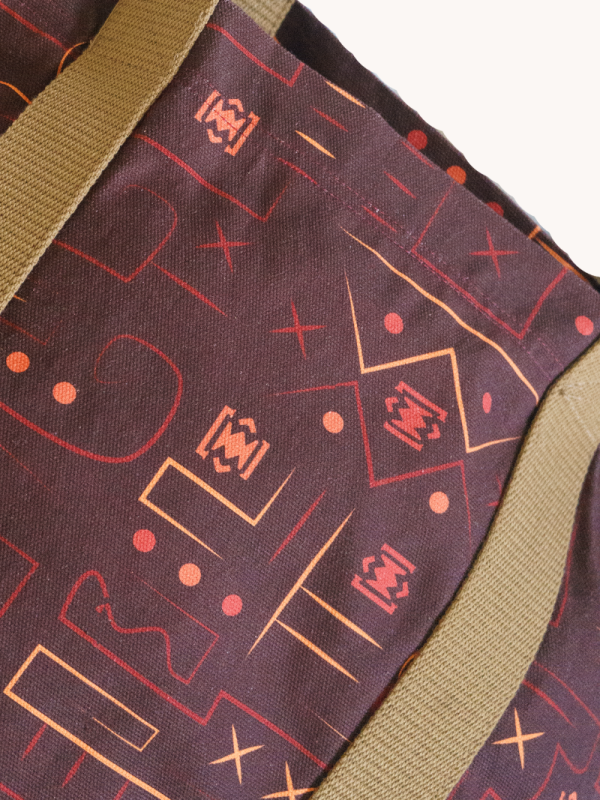 Conversation print tote bag - Image 2