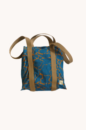 Pangolin print tote bag - structured straps